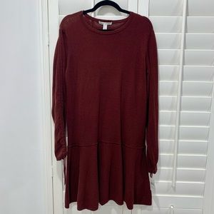 Autumn Cashmere Dress Size L 100% Cashmere